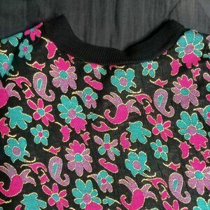 Vintage Loom Wear Floral AOP Crewneck Sweatshirt